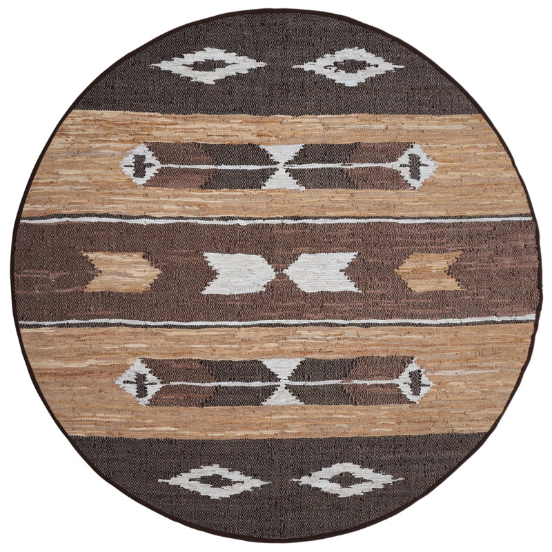 Union Rustic Sandford Handwoven Brown/Tan Rug & Reviews Wayfair